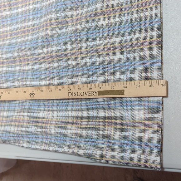 COS, pastel checked/plaid wool blend dress . Euro Sz 32 /US 2 - Picture 7 of 11